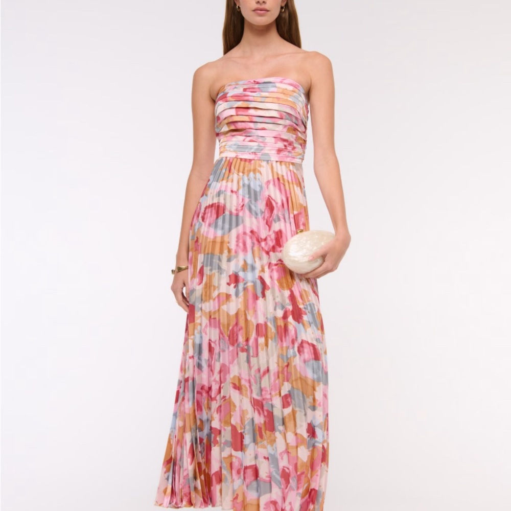 The A&F Giselle Strapless Drama Maxi Dress